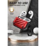 Supcase Unicorn Beetle Rugged Armor Apple AirPods 3 Case - Red - Image 6