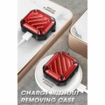 Supcase Unicorn Beetle Rugged Armor Apple AirPods 3 Case - Red - Image 3