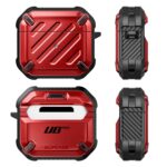 Supcase Unicorn Beetle Rugged Armor Apple AirPods 3 Case - Red - Image 8