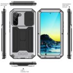 Dustproof metal case Samsung Galaxy S22 - Silver - Image 2