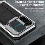 Dustproof metal case Samsung Galaxy S22 - Silver - Image 4