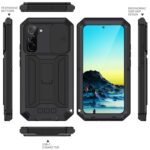 Dustproof metal case Samsung Galaxy S22 Plus - Black - Image 2
