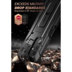 Supcase 360 Backcase with screen protector Samsung A13 - Black - Image 3