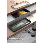 Supcase 360 Backcase met screenprotector Samsung S21 FE - Groen - Afbeelding 5