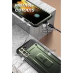 Supcase 360 Backcase met screenprotector Samsung S21 FE - Groen - Afbeelding 6