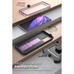 Supcase 360 Backcase met screenprotector Samsung S21 FE - Violet - Afbeelding 5