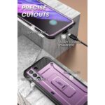 Supcase 360 Backcase met screenprotector Samsung S21 FE - Violet - Afbeelding 6