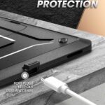 Supcase Fullcover hoes Samsung Tab S8 Ultra / S9 Ultra - 14.6 inch - Zwart - Afbeelding 4