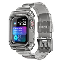 Supcase UB Pro Apple Watch 360 strap 44 mm and 45 mm – Transparent
