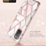 Cosmo 360 Back Cover met Screen Protector Samsung S20 FE Marmer Wit - Afbeelding 6