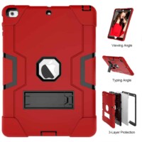 Schokbestendige Cover iPad 10.2 2021 – 2020 – 2019 – Rood