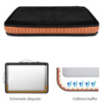 Alpha Dubbel laags laptop sleeve - 14 inch - Grijs - Afbeelding 6