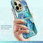 Cosmo 360 Backcase met Screenprotector iPhone 14 Pro - Ocean - Afbeelding 3