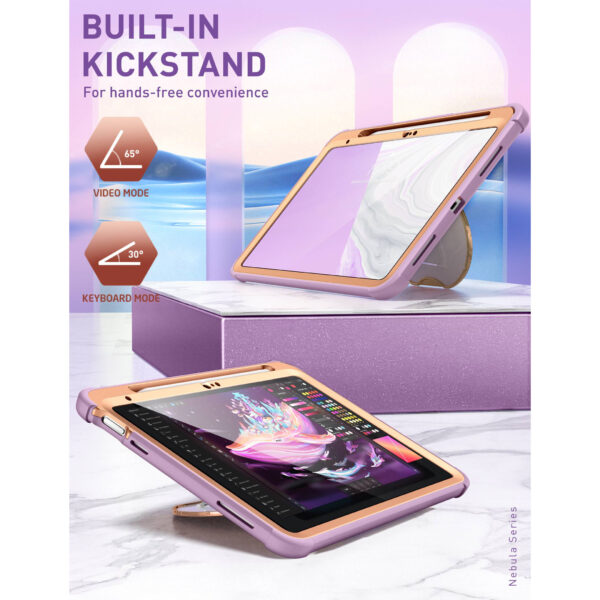 Cosmo iPad 11 and iPad 10 Case with Screen Protector - 10.9 inch - Ameth - Image 4