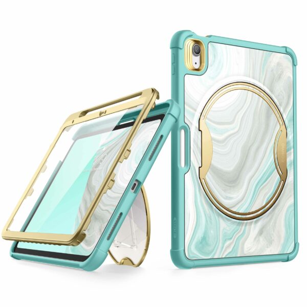 Cosmo iPad 11 and iPad 10 Case with Screen Protector - 10.9 inch - Green