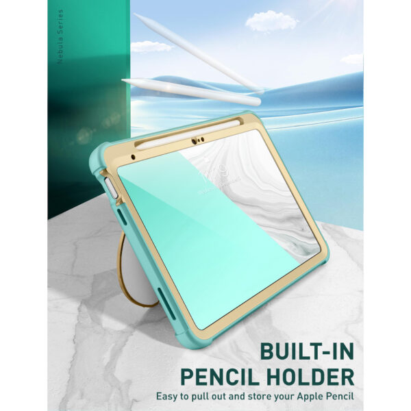 Cosmo iPad 11 and iPad 10 Case with Screen Protector - 10.9 inch - Green - Image 7