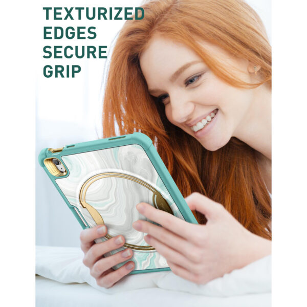 Cosmo iPad 11 and iPad 10 Case with Screen Protector - 10.9 inch - Green - Image 9