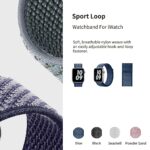 WiWu Geweven Sportbandje Apple Watch 42-44-45mm - Zwart - Afbeelding 3