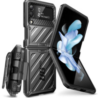 SUPCASE UB Pro Samsung Galaxy Z Flip 4 Hoesje – Zwart