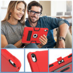 Shockproof Standcase case iPad 10 - 10.9 inch - Red - Image 5