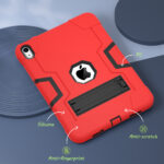 Shockproof Standcase case iPad 10 - 10.9 inch - Red - Image 9