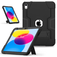 Shockproof Standcase case iPad 11 and iPad 10 – 10.9 inch – Black