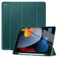 Solidenz TriFold Case iPad 9 / iPad 8 / iPad 7 – 10.2 inch – Green Blue