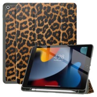 Solidenz TriFold Case iPad 9 / iPad 8 / iPad 7 – 10.2 inch – Leopard