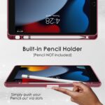 Solidenz TriFold Hoes iPad 9 / iPad 8 / iPad 7 - 10.2 inch - Wijnrood - Afbeelding 8