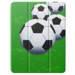 Solidenz TriFold Hoes iPad Air 6 / Air 5 / Air 4 / iPad Pro 11 inch - Voetbal - Afbeelding 2