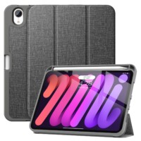Solidenz TriFold Hoes iPad Mini 7 / Mini 6 – Grijs