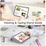 Solidenz TriFold Hoes iPad Mini 7 / Mini 6 - Lavender - Afbeelding 10