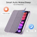 Solidenz TriFold Hoes iPad Mini 7 / Mini 6 - Lavender - Afbeelding 9