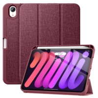 Solidenz TriFold Hoes iPad Mini 7 / Mini 6 – Wijnrood