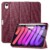 variatie Solidenz TriFold Case iPad Mini 7 / Mini 6 – Wine Red