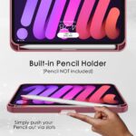 Solidenz TriFold Case iPad Mini 6 - Wine Red - Image 7