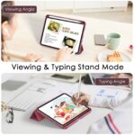 Solidenz TriFold Case iPad Mini 6 - Wine Red - Image 9