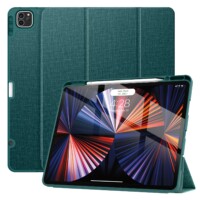 Solidenz TriFold Hoes iPad Pro 12.9 inch – Groenblauw