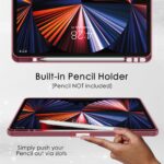 Solidenz TriFold Hoes iPad Pro 12.9 inch - Wijnrood - Afbeelding 8