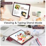 Solidenz TriFold Hoes iPad Pro 12.9 inch - Wijnrood - Afbeelding 10