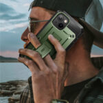 Supcase 360 Backcase hoesje met screenprotector iPhone 14 - Groen - Afbeelding 8