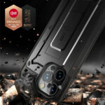 Supcase 360 Backcase case with screen protector iPhone 14 Pro - Black - Image 2