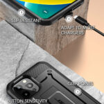 Supcase 360 Backcase case with screen protector iPhone 14 Pro - Black - Image 6