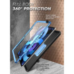 Supcase Fullcover hoes met screenprotector iPad 11 en iPad 10 - 10.9 inch - Blauw - Afbeelding 3