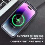 Turtle Shift Volledig waterdicht en stofdicht hoesje iPhone 14 Pro - Magnetische ring - Afbeelding 9