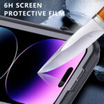 Turtle Shift Volledig waterdicht en stofdicht hoesje iPhone 14 Pro - Magnetische ring - Afbeelding 6