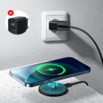 Joyroom 15W draadloze magnetische oplader met snellaadfunctie - Zwart - Afbeelding 11