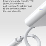 Joyroom 2-in-1 kabel met USB Type-C naar Audio Jack 3.5mm + USB Type-C - Wit - Afbeelding 10