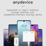 Joyroom 2-in-1 kabel met USB Type-C naar Audio Jack 3.5mm + USB Type-C - Wit - Afbeelding 12