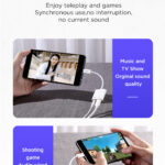 Joyroom 2-in-1 kabel met USB Type-C naar Audio Jack 3.5mm + USB Type-C - Wit - Afbeelding 9